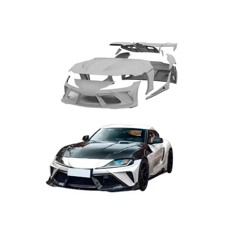 Tuning Aero Body Kit for Supra A90 2021+ Modified ROBOT Auto Parts Front Bumper Lip Hood Side Skirts Spoiler Hot Sales