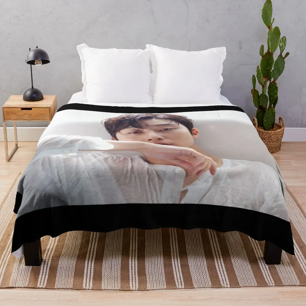 

Park Seo Joon Throw Blanket Soft Sherpa Fleece Warm Blanket for Winter