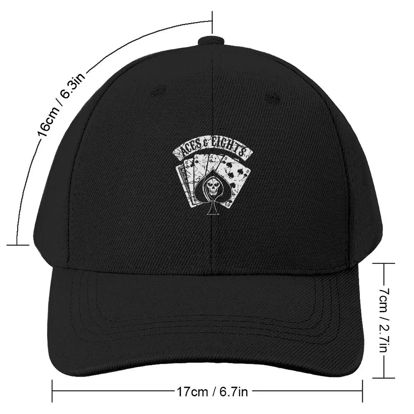 Aces & Eights Logo TNA Baseball Cap Luxury Man Hat Cosplay Sun Cap Trucker Hat Women Caps Men's