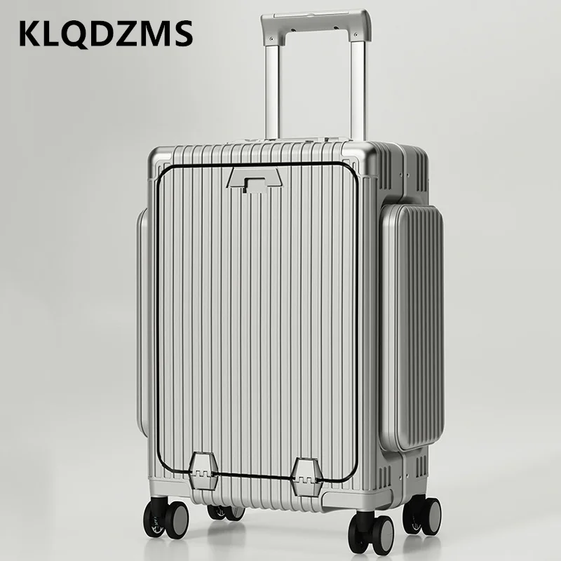 

KLQDZMS Multifunctional Suitcase PC Boarding Box Large Capacity Trolley Case 20 Inch Password Box 24" Handheld Travel Luggage