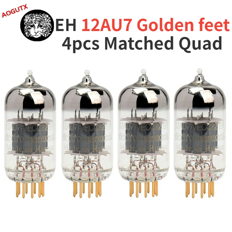 Aogutx EH 12AU7 ECC82 Vacuum Tube Golden Feet Upgrade 6189 5814 5963 6211 HIFI Audio Valve Electronic Tube Amplifier Kit DIY