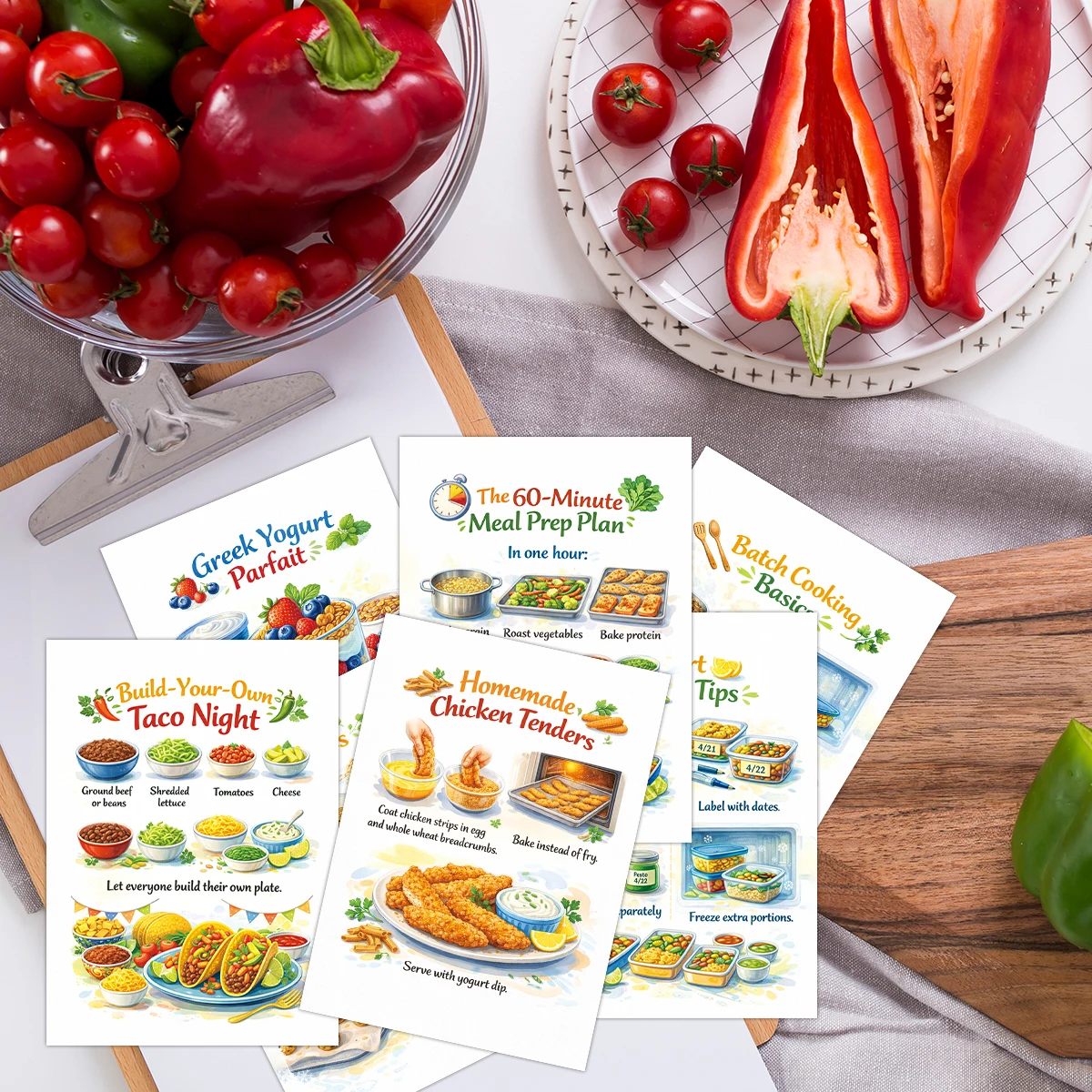 30pcs Wholesome Meals Recipe C - Meal Prep Recipes Healthy 评论和价格