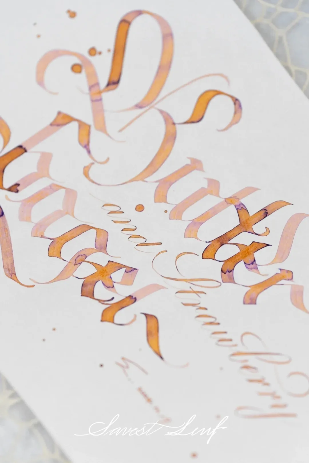 KittyInkpot Ink, Season 5, Farbtinte Gradient Chromatography Sheen Writing Pen Ink 35 ml