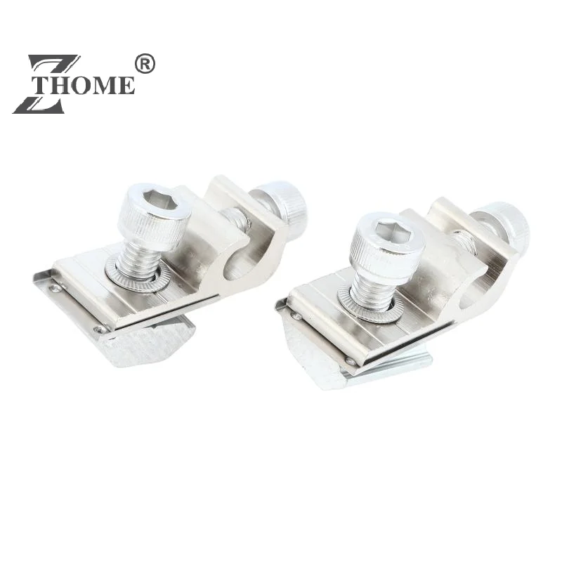 5pcs Solar Mounting System Grounding Clip Lug Bracket Clamps Photovoltaic Support Parts Solar