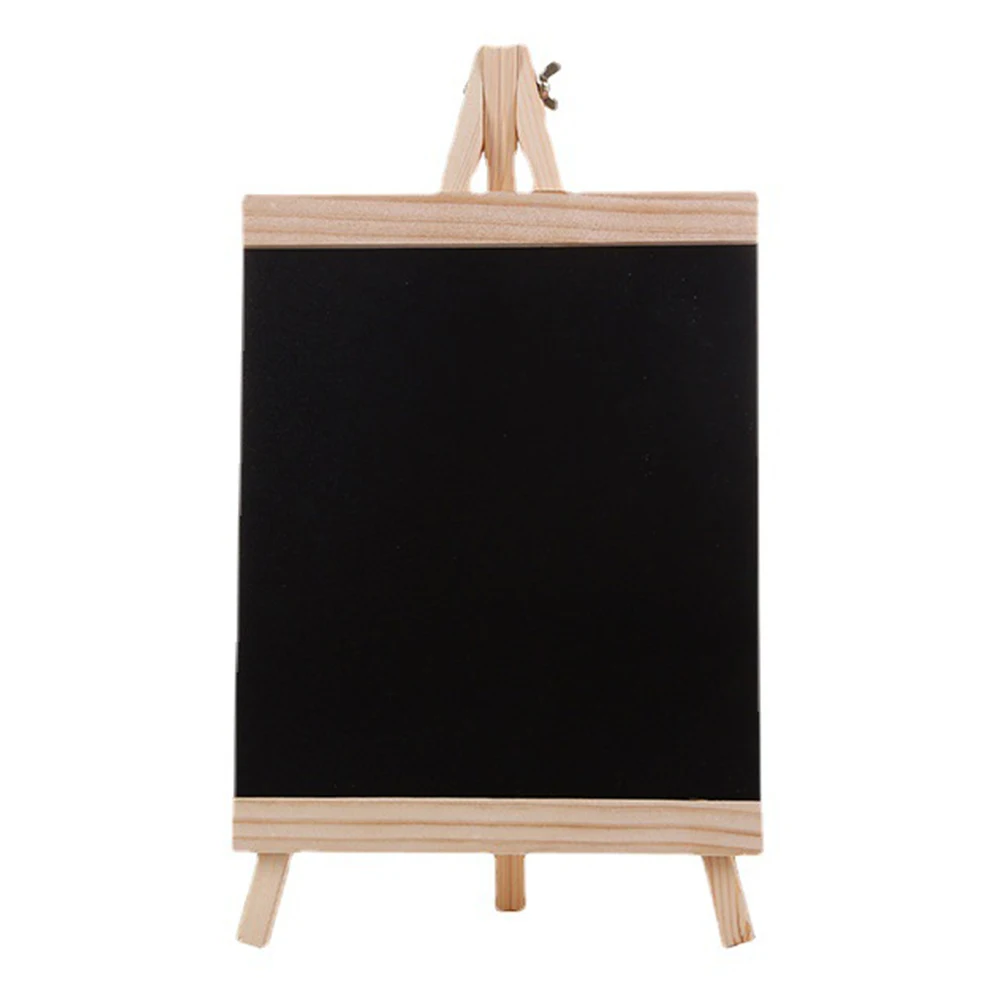 Imagem -03 - Blackboard Sign Board Mensagem de Casamento de Madeira Tabletop Chalk Boards Menu Standing Frame