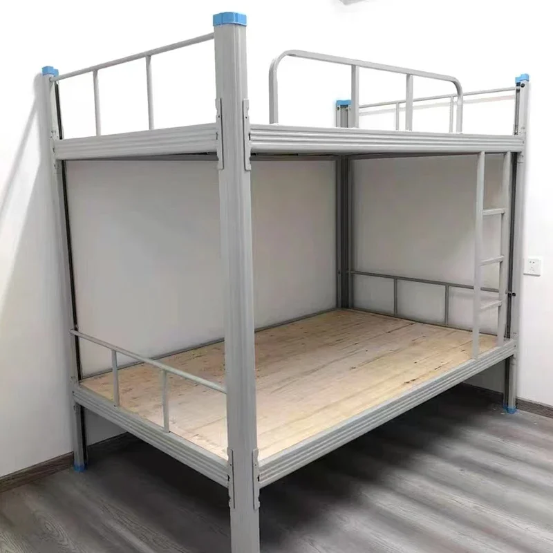 Hoge kwaliteit zinkstalen bedframe Studentenappartement Tweepersoonsbedframe Aanvaardbaar maatwerk