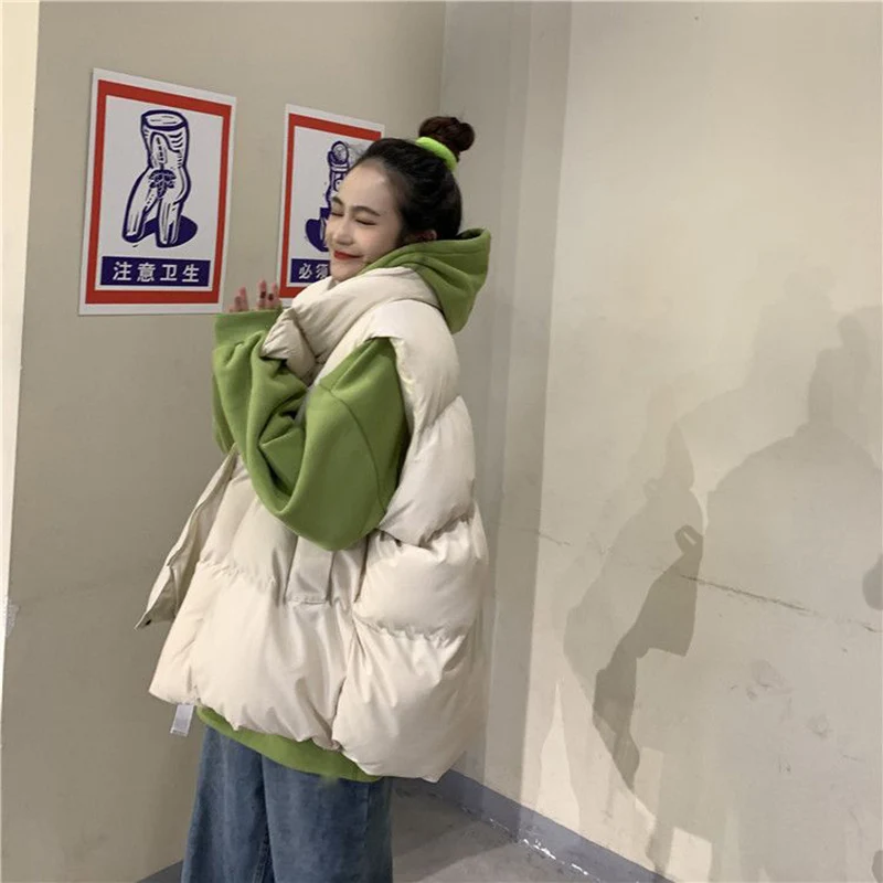 Coletes coletes grossos das mulheres botões outono tweed entalhado três botões destacável academia em camadas escola preppy sexy