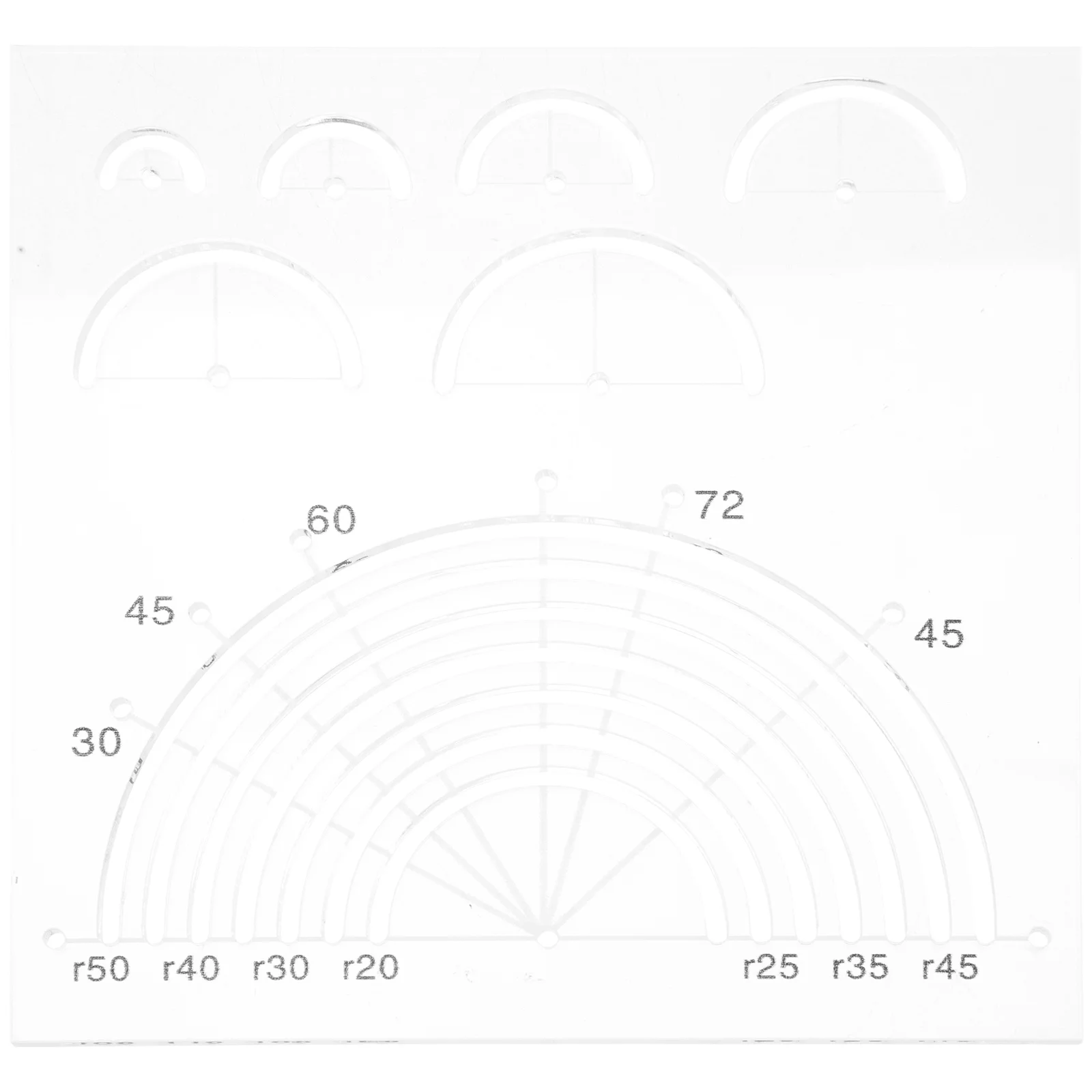 Dreses Clothing Template Rulers Transparent Sewing Templates Tool Quilting Crafts