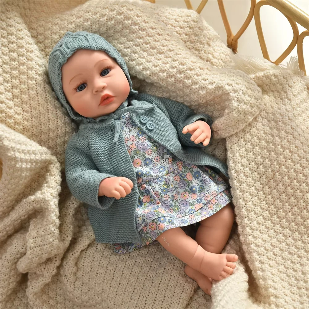 تولد من جديد ملابس دمى الطفل ل 45 سنتيمتر دمى سترة فستان دمية طفل الملابس والاكسسوارات موضة تولد من جديد دمية فستان اكسسوارات ﻿