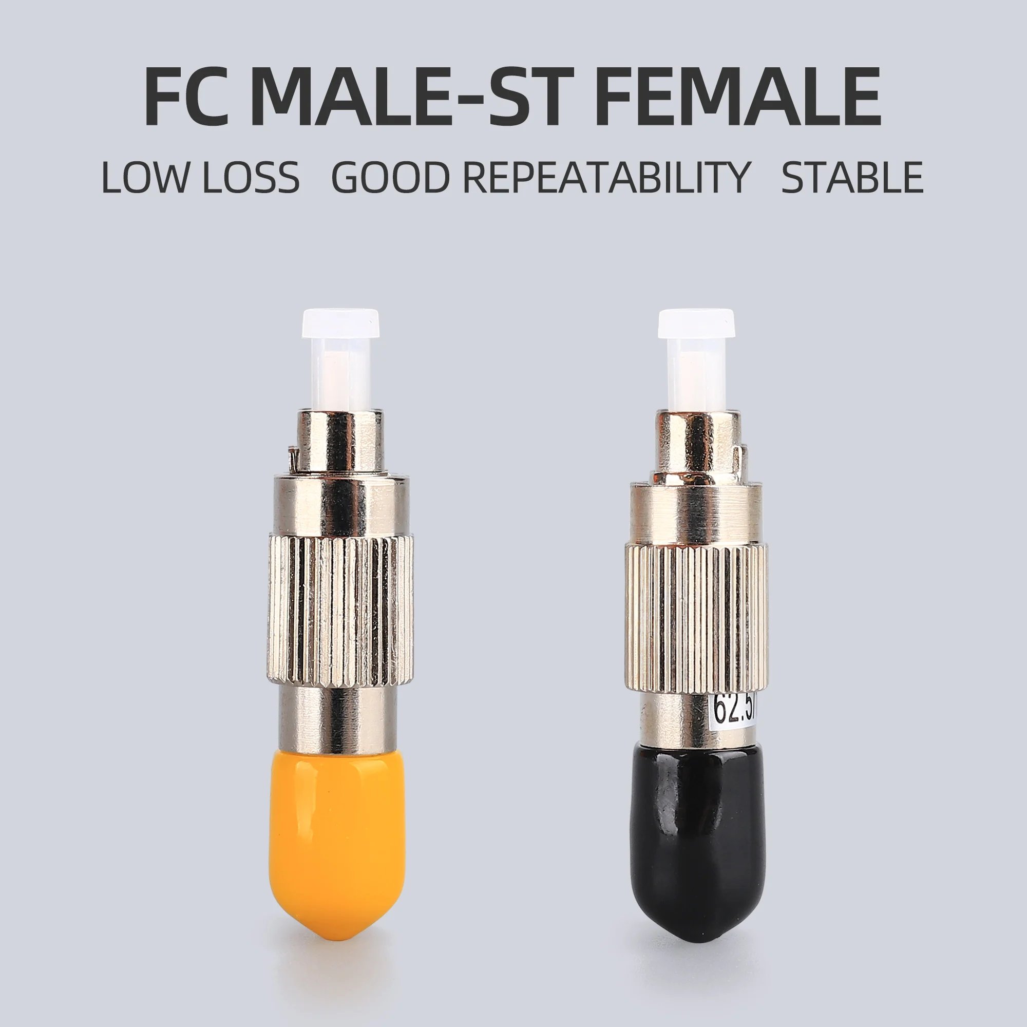 FTTH Adapter FC Male ST Female Single Mode/Multimode Fiber Optic Connector Converter