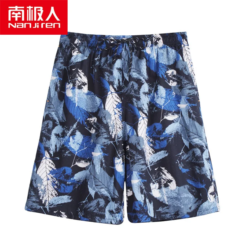 NANJIREN mens boxer briefs men summer 60 cotton thin section loose cotton shorts men's casual home pajamas pants underwear men