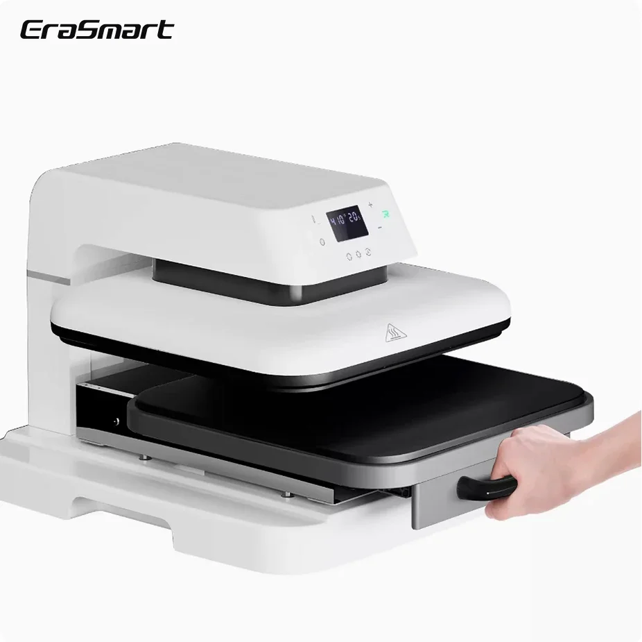 Erasmart New Arrivals Electric T Shirt Printer Heat Press Machine Mini Portable Automatic Heat Press Machine