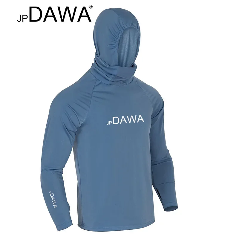 JP Dawa-Vêtements de protection solaire pour homme, moustique, vert, respirant, randonnée, pêche, plein air, été, nouveau