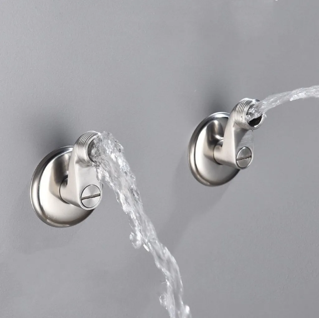 

Stainless Steel Angle Valve Bathroom Adjustable Valve Replacement Shower Faucet Adapter Part Bathroom Corner Foot Accessories