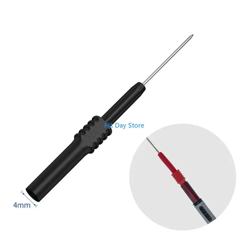 F92C Multimeter Probe Not-Destructive Insulation Wire Piercing Needle for Banana Plugs