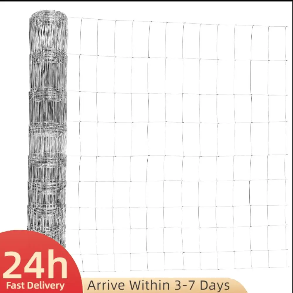 Galvanized Chicken Wire Mesh Roll Heavy Duty Fencing Net for Yard Garden and Animal Protection