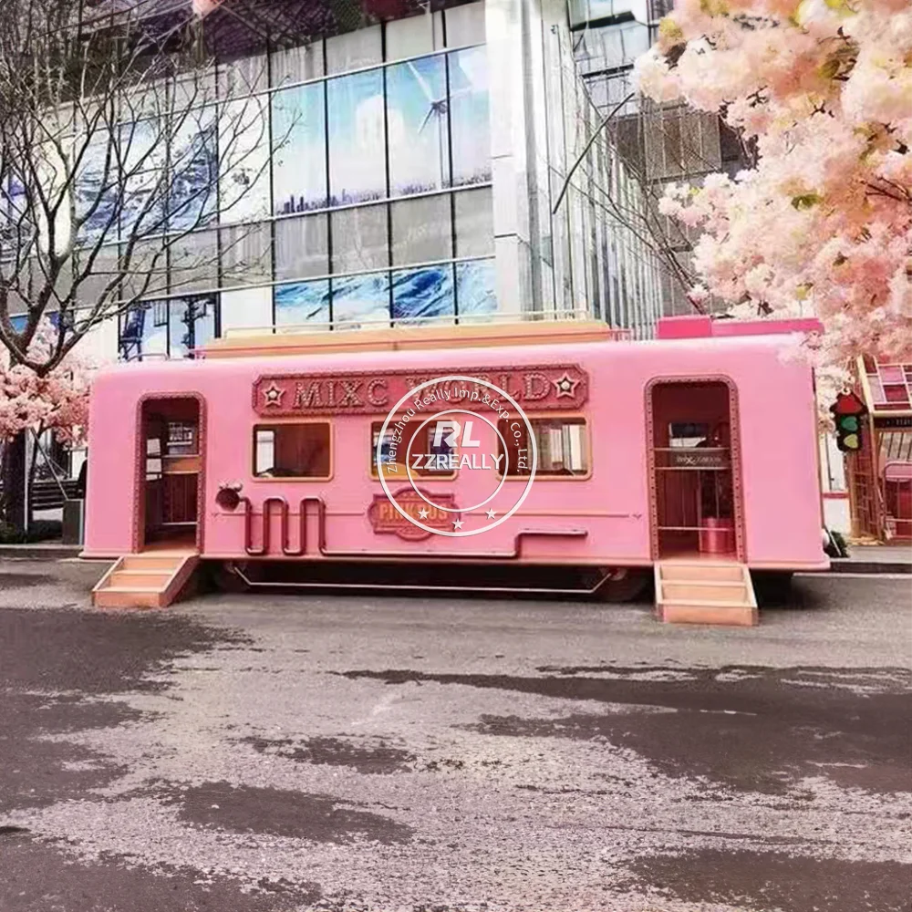 Kaffee Kiosk Straße Mobile Elektrische Imbisswagen Warenkorb Reise Camping Camper Fast-Food-Anhänger Mit Küche