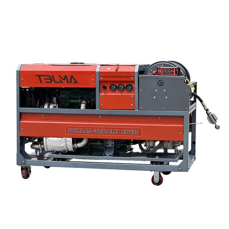 62hp-200bar-160lpm Sewer Cleaning Machine Jet Cleaning Machine Sewer Cleaning Machine High Pressure Sewer Ejector