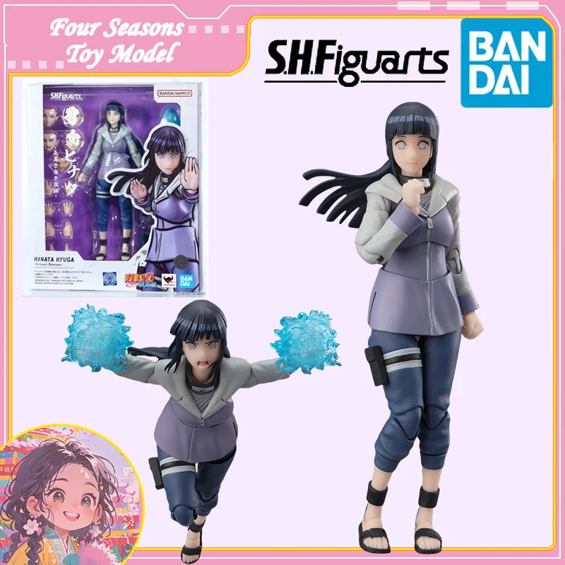 

Fast Shipping Bandai Anime SHF NARUTO HINATA HYUGA -Virtuous Byakugan-Original Model Toy Action Figure Collectible Children Gift