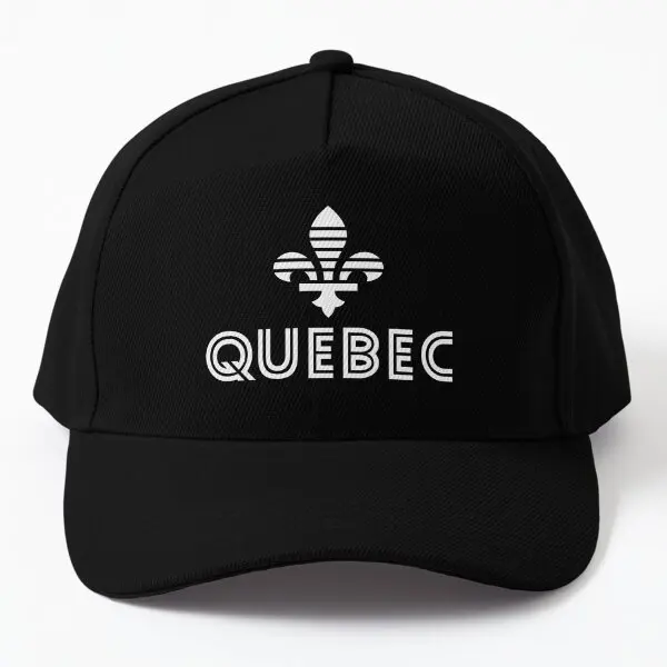 Quebec Retro topi bisbol topi Casquette Bonnet wanita Hip Hop Czapka matahari luar ruangan Musim Semi Hitam Snapback Musim Panas Motif