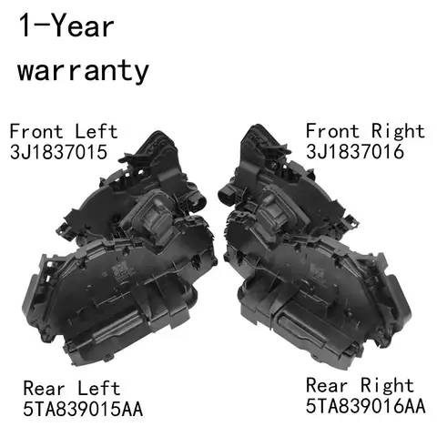 Door Lock Actuator For VW Golf Passat Tiguan Skoda Superb Octavia Kodiaq Seat TERR 3J1837015 3J1837016 5TA839015AA 5TA839016AA