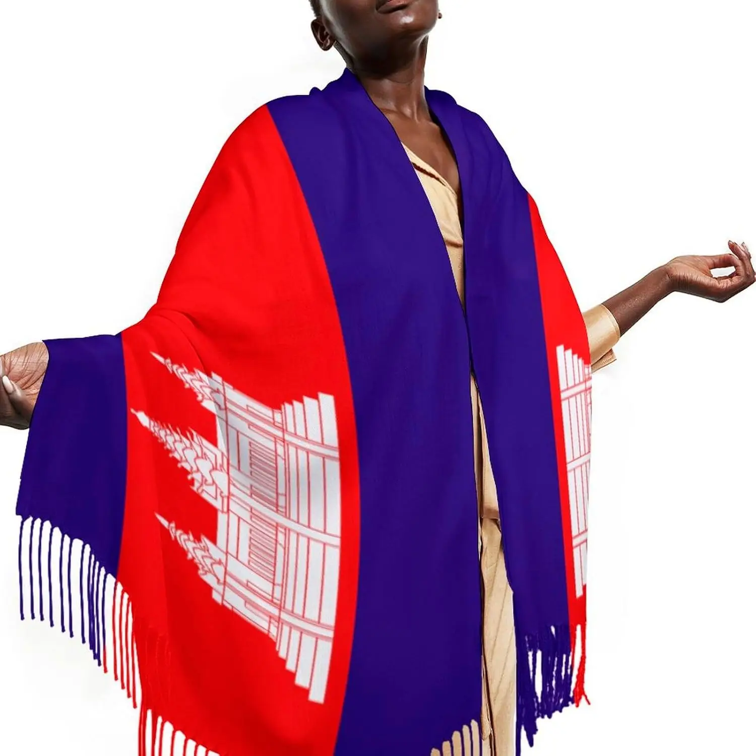 

Шарфы с кисточками для женщин, патриотическая тема с флагом, длинная шаль, шарф, теплые шарфы с принтом на зиму и осень, шарфы-30