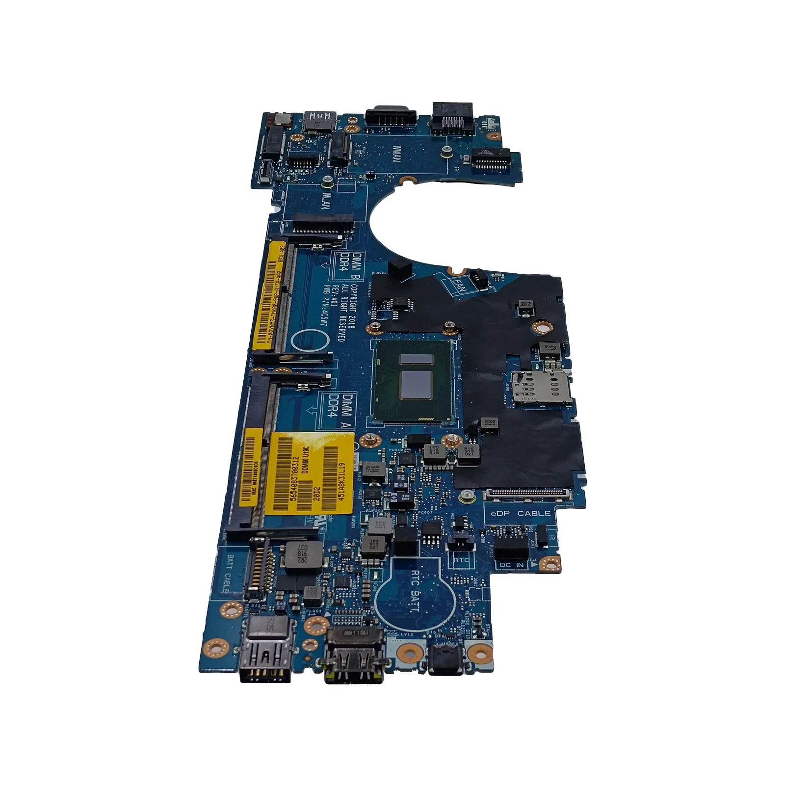 LA-F391P For Dell Latitude 5290 Laptop Motherboard i3/i5/i7 7/8th Gens CPU Mainboard