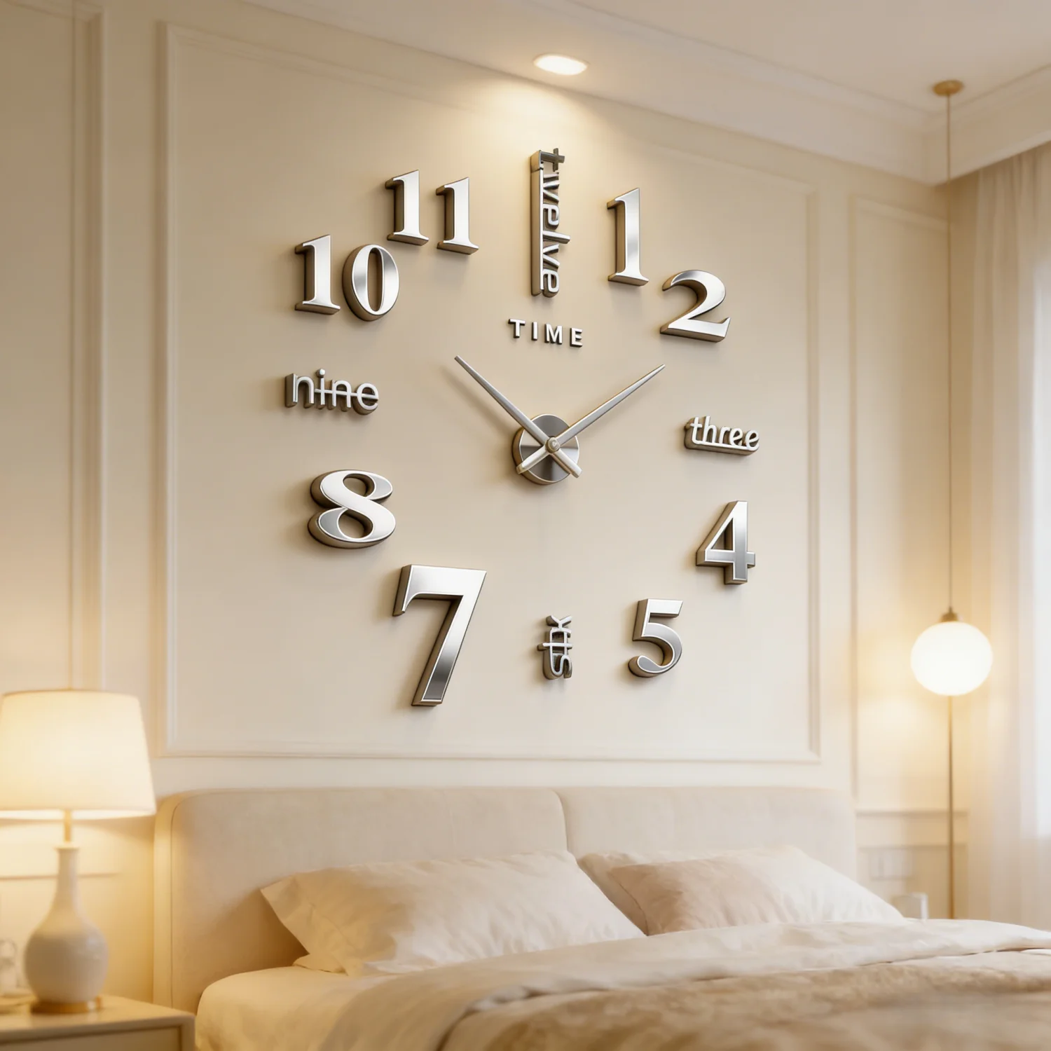 Novo design moderno grande relógio de parede 3d diy relógios quartzo moda relógios espelho acrílico adesivos sala estar decoração casa horloge