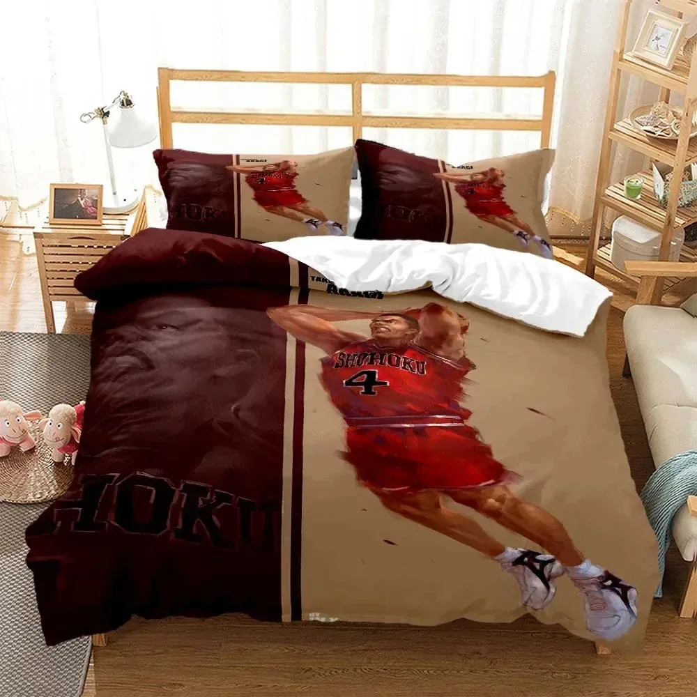 

Slam Dunk Expert Digital Printed Polyester Bedding Set for Girls and Boys Bedding Set for Teenagers Bedding Set Gift