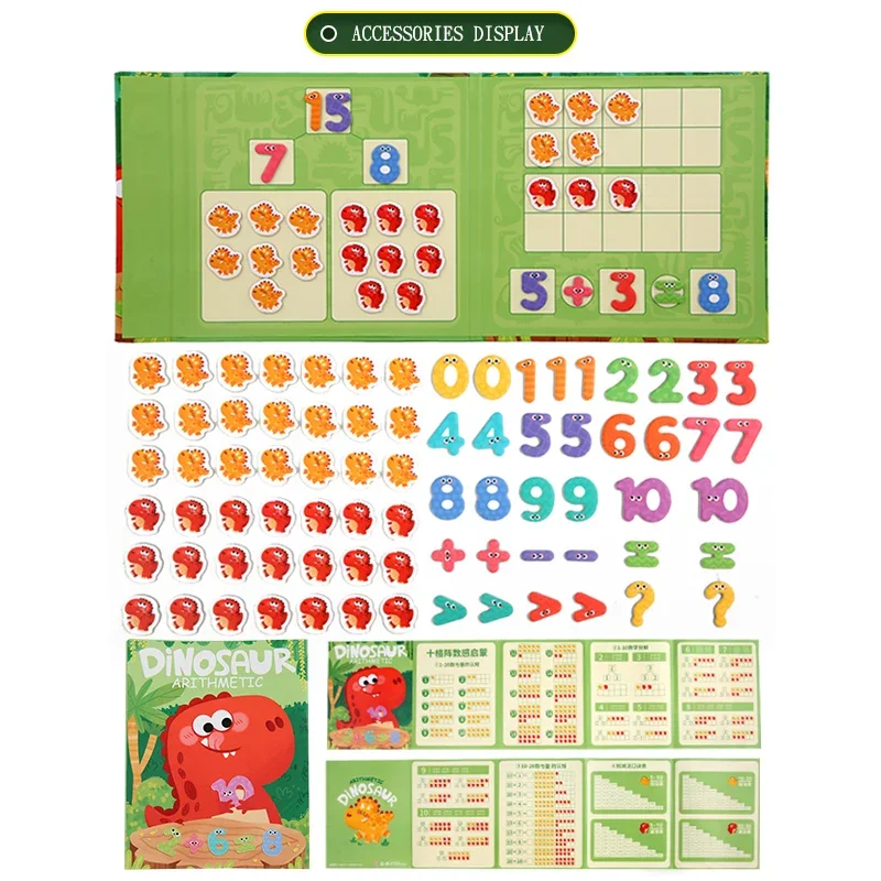 Kinderen Onderwijs Wiskunde Rekenen Magnetische Stickers Digitale Decompositie Rekenkundige Montessori Games Baby Vroeg Leren Speelgoed