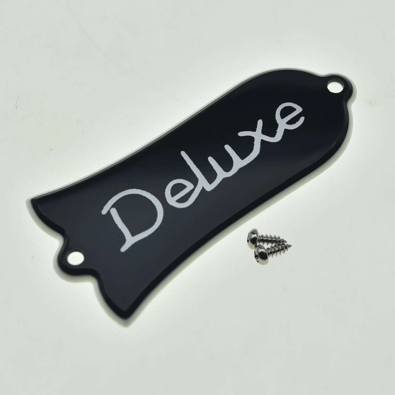 KAISH Premium Silver Paint Truss Rod Cover with Stainless Steel Screws for Gibson LP Les Paul/SG/ES Electric/Acoustic Guitars - view 3