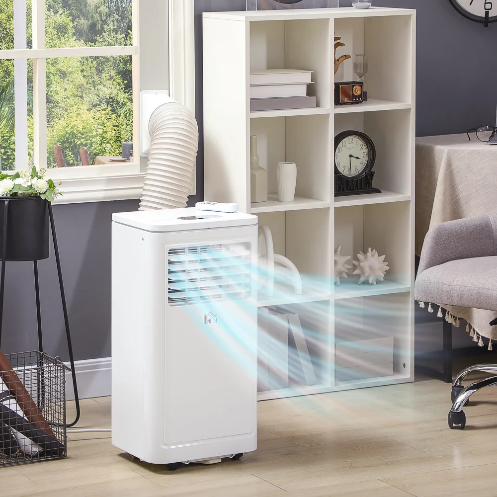 8000 BTU Tragbare Klimaanlage, Klimaanlagenventilator, Mini-Kühler, Haushaltskühlung, Luftentfeuchter und Ventilator für Räume bis zu 344 Quadratfuß