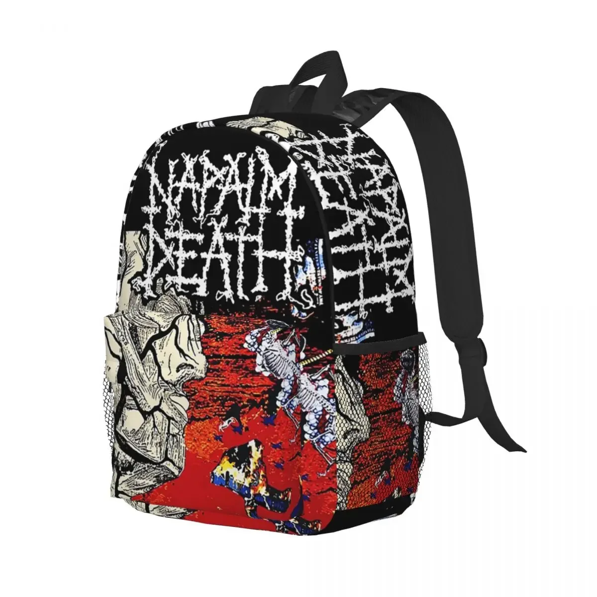 

Napalm Death Backpack Student Boys Girls BookBag Children School Bag Computer Shoulder Bags for Men Women