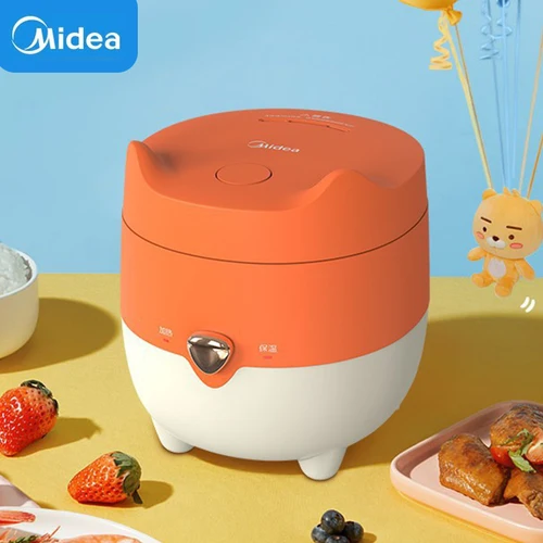 Midea 휴대용 다기능 귀여운 전기 밥솥, 기숙사 사무실용 미니 가정용 주방 가전, 1.2L 0.8L Best5 Midea 휴대용 다기능 귀여운 전기 밥솥, 기숙사 사무실용 미니 가정용 주방 가전, 1.2L 0.8L Best5