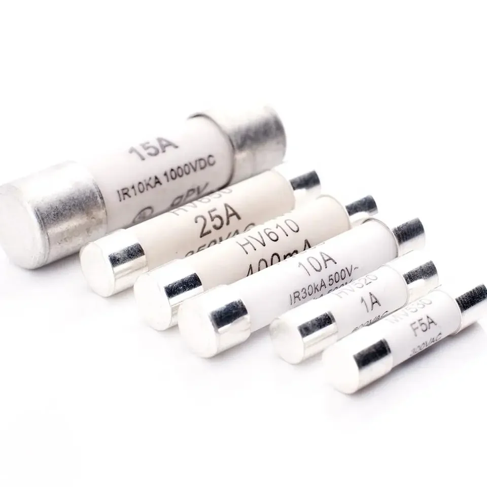 Solar DC 1000V PV Fuses 6A 10A 15A 20A 25A 30A High Voltage for Solar System Protection