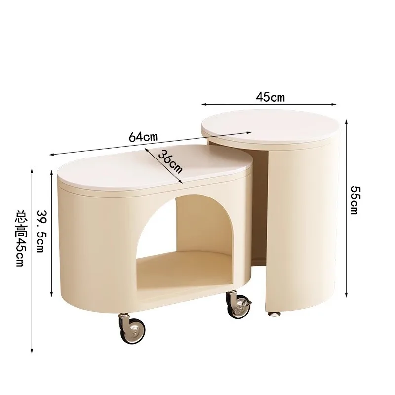 Italian Living Room Coffee Table Extendable European Storage Design Modern End Tables Small Nesting Stolik Kawowy Furniture