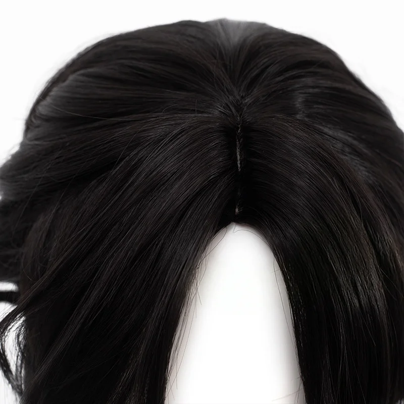 Game Where Winds Meet Young Master Volwassen Cosplay Pruik Zwart Lang Haar Hittebestendige Synthetische Pruiken Halloween Carnaval Party Prop