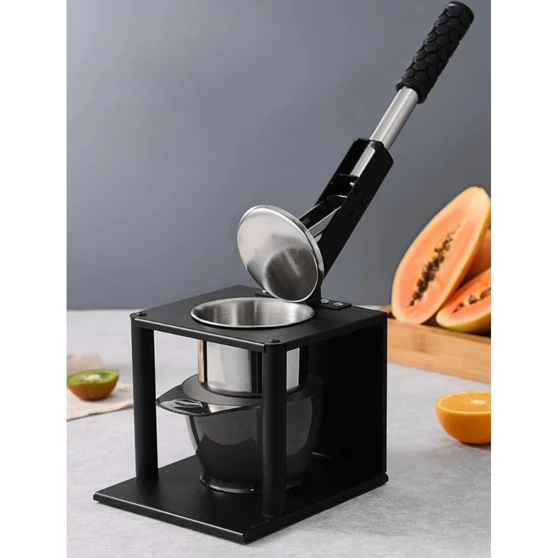 Portable Juicing Tool Manual Citrus Press Stainless Steel Texture Beverage Tool