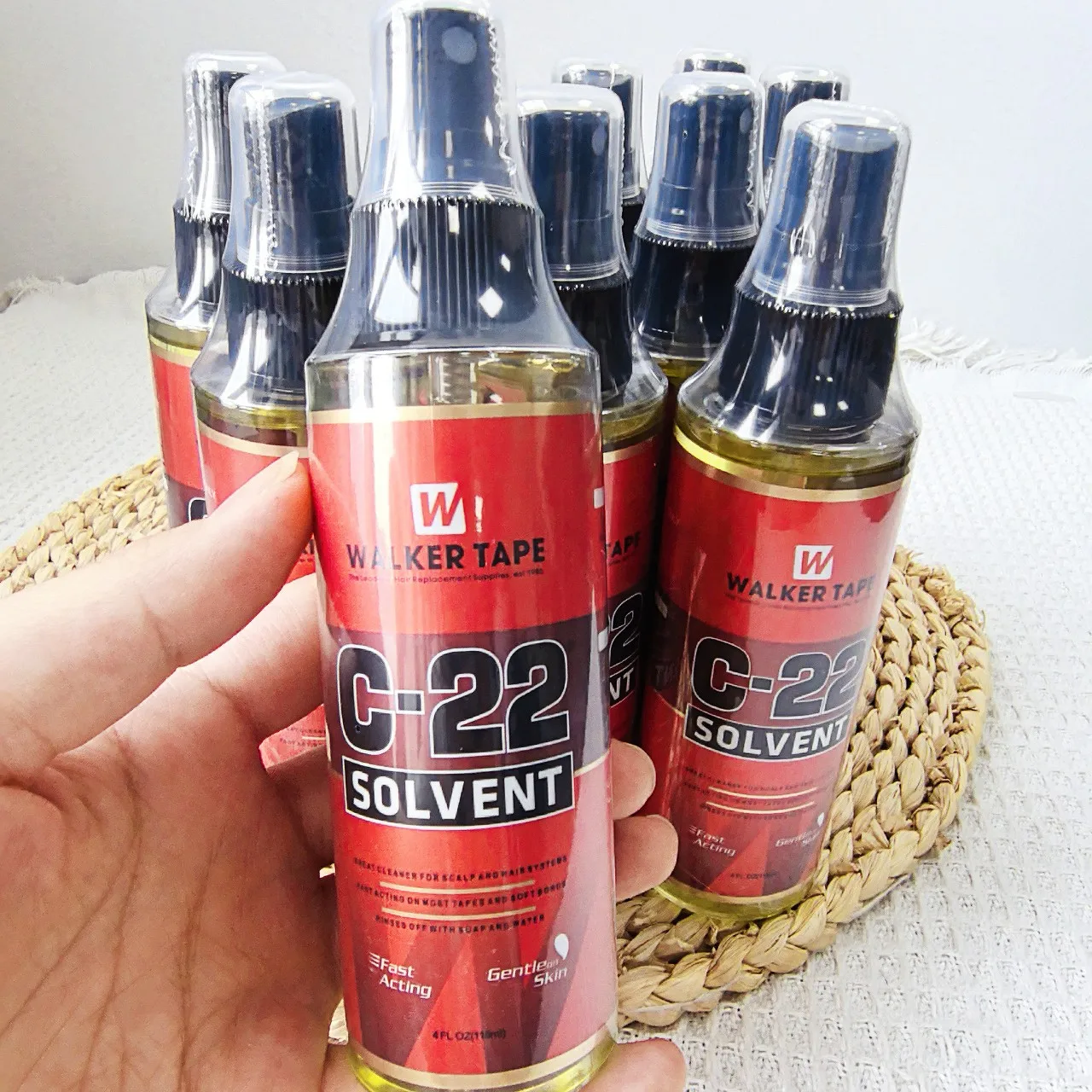 Hurtownia 1 SZT. C-22 Rozpuszczalnik do Taśm Klejących do Peruk Koronkowych i Tupecików, do Mocnych Taśm Dwustronnych i Miękkich Klejów do Peruk