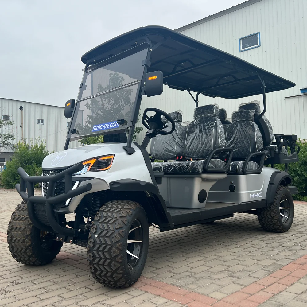 Wholesale 5000W 72V Lithium Battery Operated Golf Buggy 4 6 Seater Electric lifted Off Road Golf Cart Best Price Golf Cart