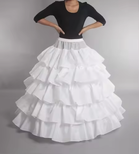 6 Hoops Wedding Petticoat Crinoline Slip Bridal Underskirt Puffy High Quality In Stock Customized - Image 16