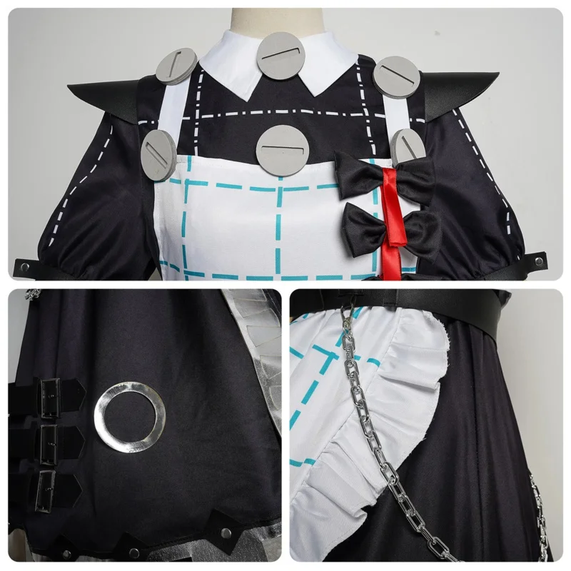 2025 yiyi لعبة جديدة Zenless Zone Zero مجموعة كاملة الزي الموحد الدعامة ZZZ كورين ويكس تأثيري حلي #5