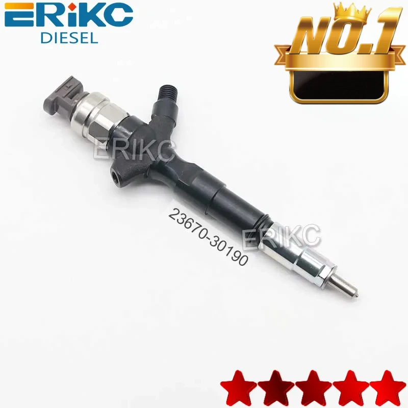 ERIKC 23670-30190 Diesel Fuel Pump Common Rail Injector 2367030190 23670 30190 for DENSO Toyota Dyna Truck 2010 Model