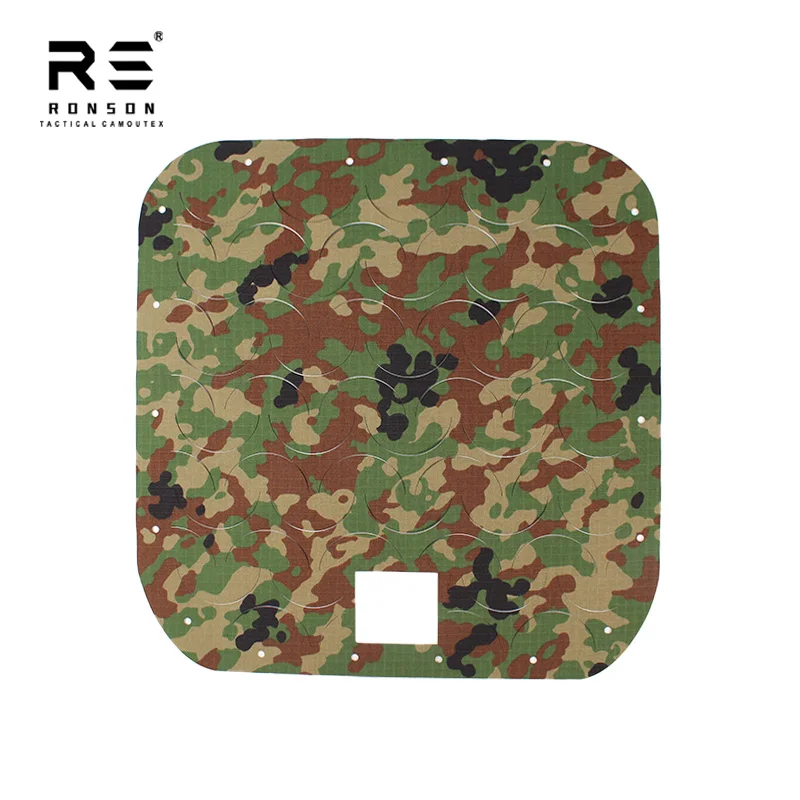 JSDF اليابان الدفاع عن النفس الأرض التمويه ثلاثية الأبعاد قطع الليزر التكتيكية سريعة خوذة غطاء مقشر الادسنس الألوان الدفاع الشخصي سكريم