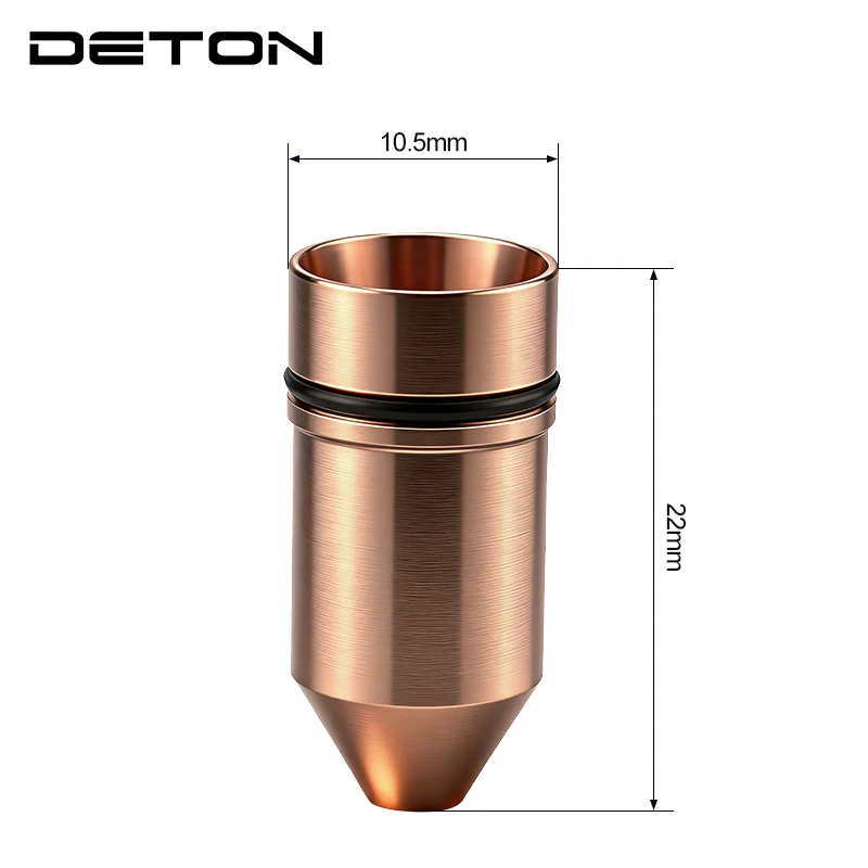 Original laser nozzle bullet nozzle D10.5H22 with a diameter of 0.8-4.0mm is used for engraving acrylic and metal plates