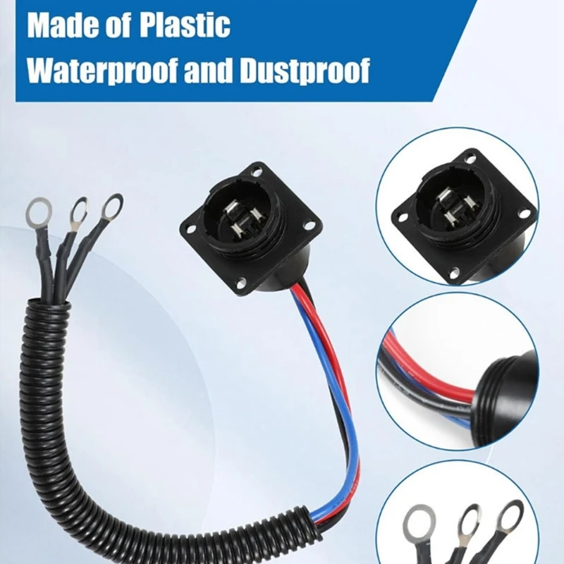 Waterproof Dustproof Tractor Auxiliary Power Socket RE48525 RE37651 for 4045 Dropship