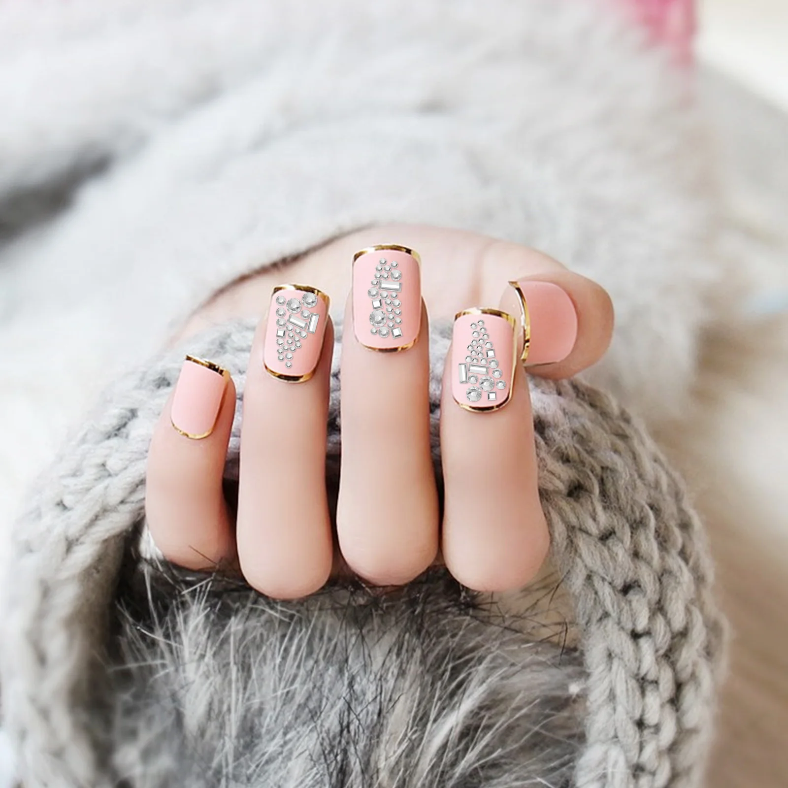 Ozdoby do paznokci z płaskim dnem, mieszanka pięknych kolorów, akcesoria DIY do eleganckich paznokci, dekoracje na imprezy.