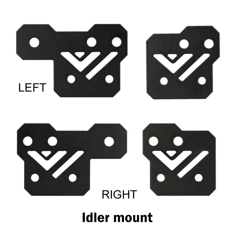 Mellow High-Precision CNC VzBoT Aluminum Idler Mount And Motor Mount  For Ultra-High-Speed 3D Printer VzBoT(Screws Not Include)