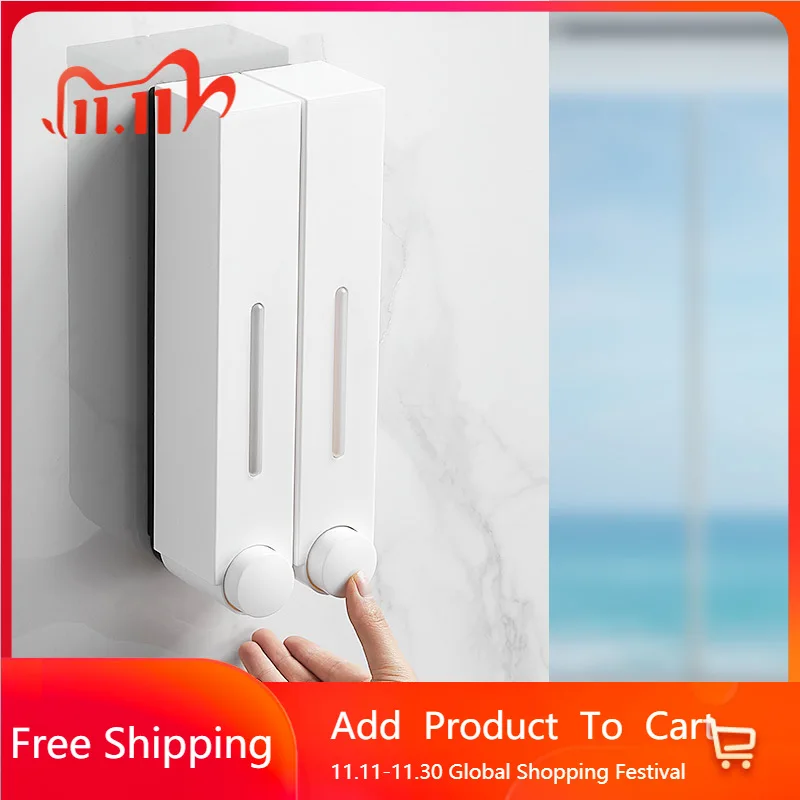 

Shower Luxury Liquid Soap Dispensers Unique White Black Nordic Liquid Soap Dispensers Shampoo Smart Chuveiro Home Fixture