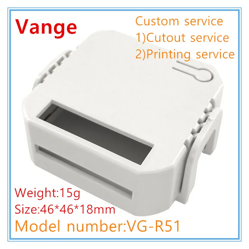 Vange control module housing 46*46*18mm PC plastic junction box